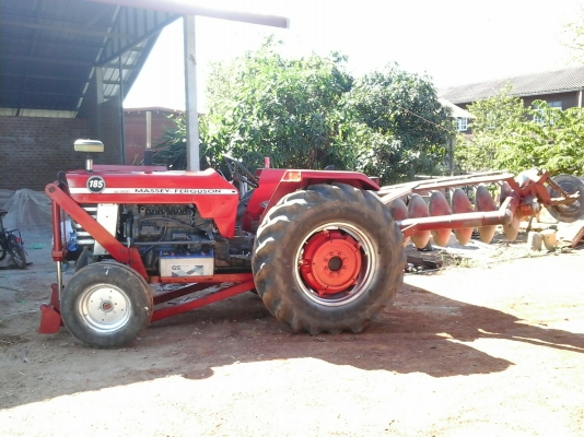 รถไถ Massey MF185 ใบดัน ผานพรวน 7x26 รถไถ Massey MF185 ใบดัน ผานพรวน 7x26