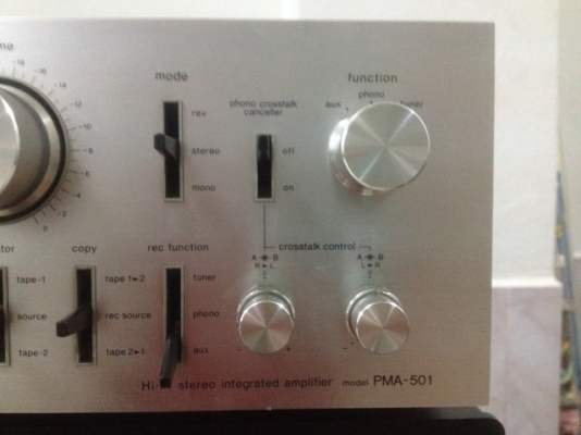 DENON PMA 501 INTEGRATED AMPLIFIER เก่าญี่ปุ่นเเท้สภาพสวยใช้ไฟ100V