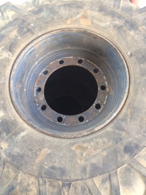 ยางรถตักเล็ก พร้อมกระทะ มือสอง ล้อละ 10,000 บาท