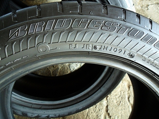 ยางซิ่ง17 Runflat  บริดสโตน225-50-R17ลงพื้นปี14 (4เส้น 2,700)ห้ามต่อนะ