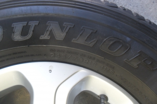 ล้อแม็ก16นิ้ว 6รู เชฟ พร้อมยาง สวยๆ 4 ล้อ ราคา 6900 บาท