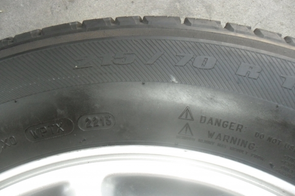 ล้อแม็ก16นิ้ว6รู อีซูสุ พร้อมยาง สวยๆ 4 ล้อ ราคา 7900 บาท