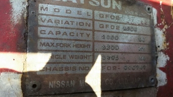 sale!! ต้อนรับปีใหม่ 2559 รถโฟคลิฟท์ รถยก 2 ตัน ดีเชล NISSAN: SD22 ราคาไม่ถึงแสน sale!! ต้อนรับปีใหม่ 2559 รถโฟคลิฟท์ รถยก 2 ตัน ดีเชล NISSAN: SD22 ราคาไม่ถึงแสน