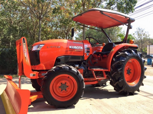 ขายรถไถ Kubota L4708(4WD) พร้อมใบมีดและโรตารี182ช้าง รถพร้อมใช้งาน