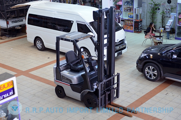 ขายรถโฟล์คลิฟท์มือสอง NISSAN  รุ่น AL01-000127 ราคา 235,000 บาท นำเข้าจากประเทศญี่ปุ่น 100\% ไม่เคยใช้งานในไทย