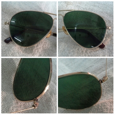 แว่นตาแฮนด์เมดโกลด์ฟิลด์ (ทองคำแท้ผสม) ALGHA 20 DUBAR made in England  20K