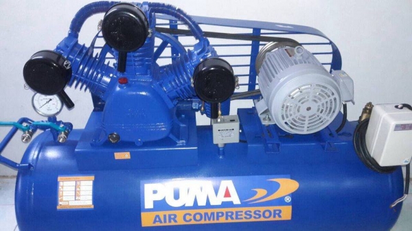 ขายปั้มลม5แรงPUMA มอเตอร์มิตซูบิชิ380V สภาพดี