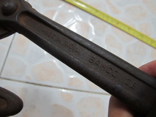 ขายคีมถอนตะปู BAHCO 38 MADE IN  INDIA.มือสอง