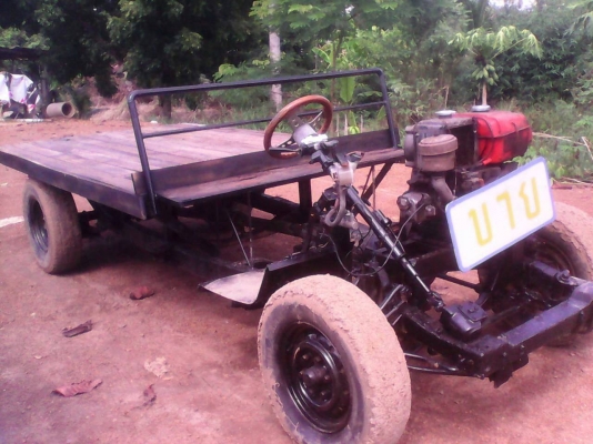 อีแต๋นคอกไม้ เครื่อง มิตซูบิชิ 8 แรง พร้อมใช้งาน