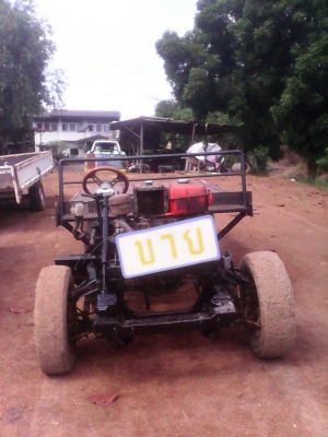 อีแต๋นคอกไม้ เครื่อง มิตซูบิชิ 8 แรง พร้อมใช้งาน