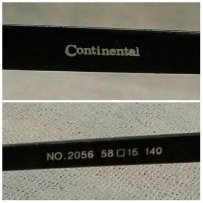 แว่นตาแฮนด์เมดผู้ดีอังกฤษ  Continental made in UK  บิ๊กไซซ์!