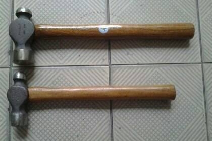 ขายค้อนตุ้มทาปาเรียงานเก่าอินเดียเหล็กเหนียวขนาดหัวค้อน340,500กรัม