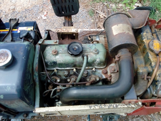 รถไถ  สองเพลาเล็ก พร้อมโรตาลี่