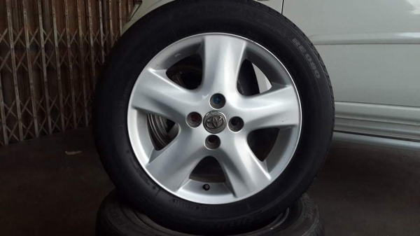 ล้อ Toyota Vios 08 ขอบ 15 พร้อมยางปี12