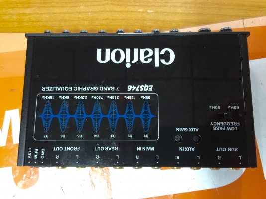 ขายปรีแอมป์ Clarion EQS746 เสียงดีแนว SQ แถม TV 6.4" ฟรี ขายปรีแอมป์ Clarion EQS746 เสียงดีแนว SQ แถม TV 6.4" ฟรี