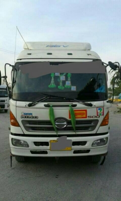 ขายดาวน์รถบรรทุก 10 ล้อหัวลาก HINO FM1J 260 แรงม้าปี 2552 ติดก๊าซ CNG ขายดาวน์ 320000