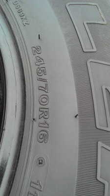 245/70R16 BRIDGESTONE DUELER H/T 689 ชุด 4  เส้น tel.081-427-3941 ไอดีไลน์ autobot107