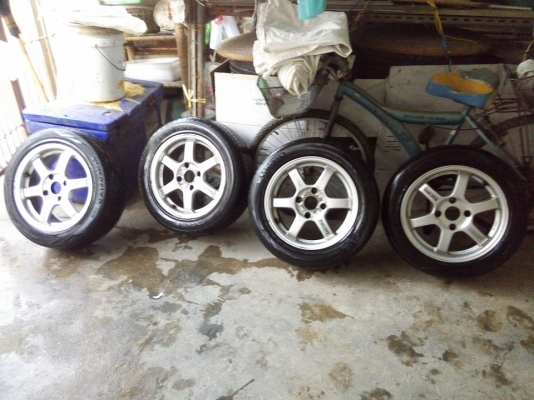 แม็กเลนโซ่ ลาย TE37 ขอบ 15 ราคา 4900 บาท