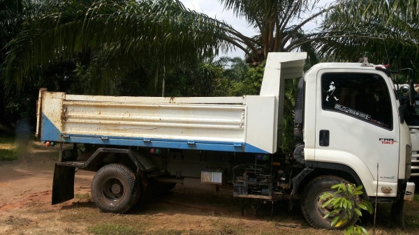 รถอีซูซุ 6 ล้อดั้ม FRR 190 แรงม้า  ปี 55.  ( รถวิ่ง 15x,xxx กม. )     สนใจติดต่อ  081 - 6079515