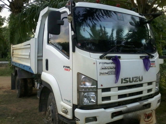 รถอีซูซุ 6 ล้อดั้ม FRR 190 แรงม้า  ปี 55.  ( รถวิ่ง 15x,xxx กม. )     สนใจติดต่อ  081 - 6079515