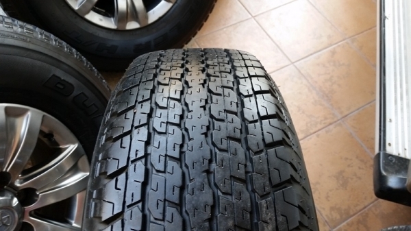 ล้อ toyota ขอบ 16x7 et30 แท้ พร้อมยาง bridgestone 265/70r16