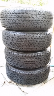ล้อ toyota ขอบ 16x7 et30 แท้ พร้อมยาง bridgestone 265/70r16