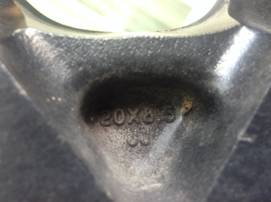 ล้อVossen ขอบ20 หน้า 8.5 หลัง 9.5 สภาพสวย ไม่เคยซ่อม ราคาไม่แพง