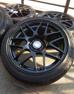 ล้อ HRE ขอบ17 4รู100 สภาพสวย พร้อมยางปี14 ดอกเต็ม ใช้กันยาว ราคาไม่แพง