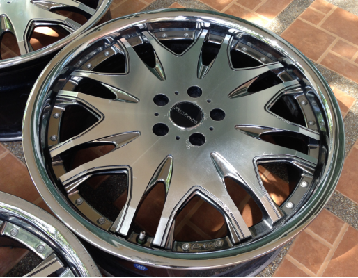 ล้อRojam ขอบ20 สภาพสวย ไม่เคยซ่อม ขอบหนา ราคาไม่แพง