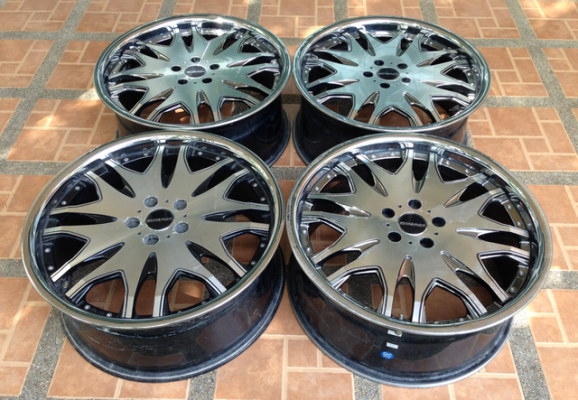 ล้อRojam ขอบ20 สภาพสวย ไม่เคยซ่อม ขอบหนา ราคาไม่แพง