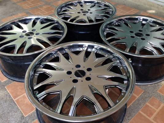 ล้อRojam ขอบ20 สภาพสวย ไม่เคยซ่อม ขอบหนา ราคาไม่แพง