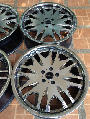 ล้อRojam ขอบ20 สภาพสวย ไม่เคยซ่อม ขอบหนา ราคาไม่แพง