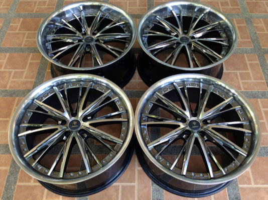 ล้อ Kranze ขอบ20 5รู108 หน้า 8.5 หลัง 9.5 สภาพใหม่มาก ราคาไม่แพง