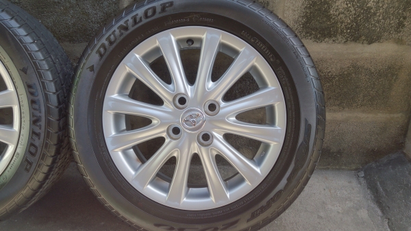 แม็กซ์มือสอง Toyota Vios ลาย 12 ก้าน พร้อมยาง Dunlop ดอกหนาๆ