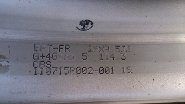 ล้อเทพ W Work Equip E10 แท้ 20 นิ้ว 5รู114 พร้อมยางสภาพนางฟ้า