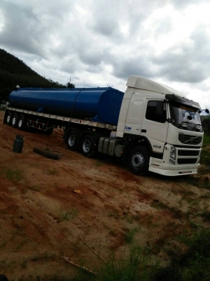 ขายดาวน์รถหัวลากพร้อมหางพื้นเรียบ VOLVO FM13 400 แรงม้าปี 2557 หางพื้นเรียบ RCK 3 เพลา ขายดาวน์ 1130000