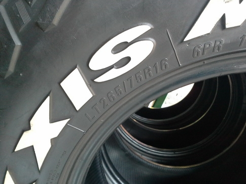 Maxxis MT 764 ขนาด 265/75/16 ปี10 สภาพดี 1ชุด