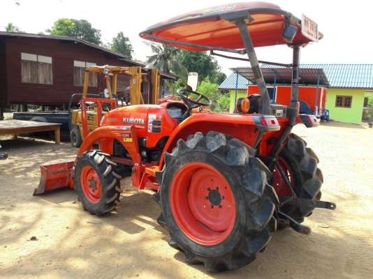 ขายคูโบต้าL3608 พร้อมดันหน้า+โรตารี่ตราช้าง รถใช้งานน้อยสภาพเดิมๆคับ