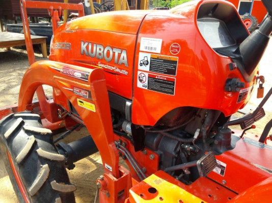 ขายคูโบต้าL3608 พร้อมดันหน้า+โรตารี่ตราช้าง รถใช้งานน้อยสภาพเดิมๆคับ