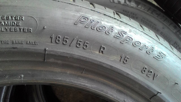 185/55R15 MICHELIN Pirot Sport 3 ชุด 4 เส้น tel.081-427-3941 ไอดีไลน์ autobot107