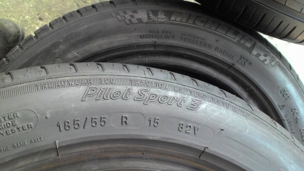 185/55R15 MICHELIN Pirot Sport 3 ชุด 4 เส้น tel.081-427-3941 ไอดีไลน์ autobot107