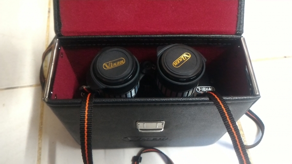 กล้องส่องทางไกล ของใหม่จากญี่ปุ่น Vixen  ขนาด 7 -18X40 FIELD 5.5ํ"  37"