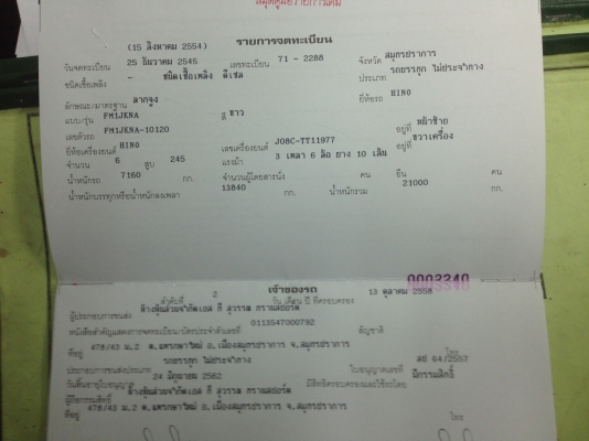 ขายหัวลาก (หัวอย่างเดียว) FM1J  260 ปี45