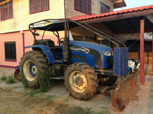 ขายรถไถ FORD Euro FT-100 4WD 1800 ชม.3 จาน 7 จาน ใบมีดดันหน้า ราคา 690000