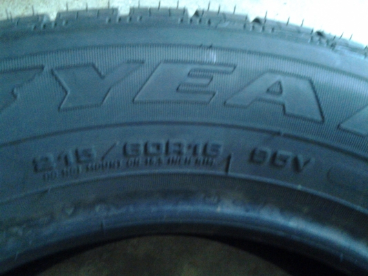 ยางใหม่ กู๊ดเยียร์ 215/60/16 ยางใหม่ กู๊ดเยียร์ 215/60/16