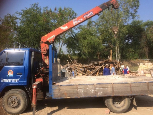 ขาย6ล้อเครน โตโยต้าไดน่า110 เครนunic 3ตัน3ปอก แชชซีสวยเครื่องดี สภาพพร้อมวิ่งงาน