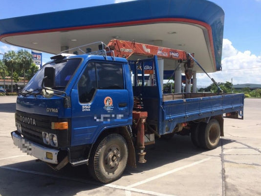 ขาย6ล้อเครน โตโยต้าไดน่า110 เครนunic 3ตัน3ปอก แชชซีสวยเครื่องดี สภาพพร้อมวิ่งงาน