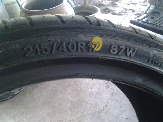 ยางใหม่ 215/40/17 ปี14