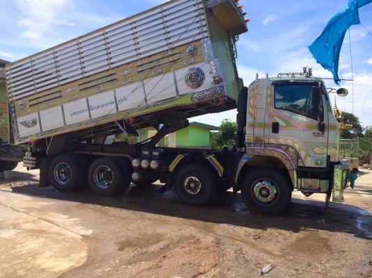 ขายรถสิบล้อ ISUZU DECA FXZ360แรง ปี53พ่วงแม่ลูก ดั้มเนียมคอกเกษตร