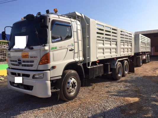 ขายรถสิบล้อ Hino FM1A 344แรง ปี55 ดั้มเบรคแห้งแล้วหินทราย รถสวยพร้อมใช้งาน